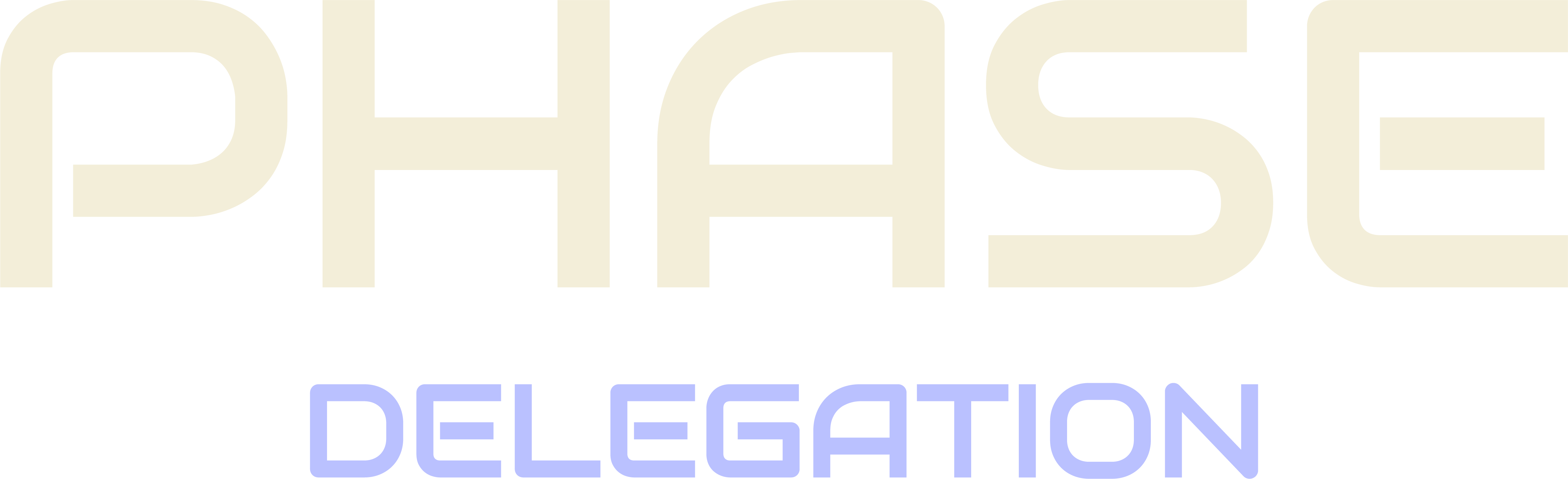 Phase Delegation — Wordmark